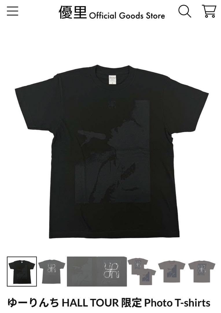 Amazon.co.jp: Mサイズ 優里 ゆーりんち HALL TOUR 限定 Photo Tシャツ